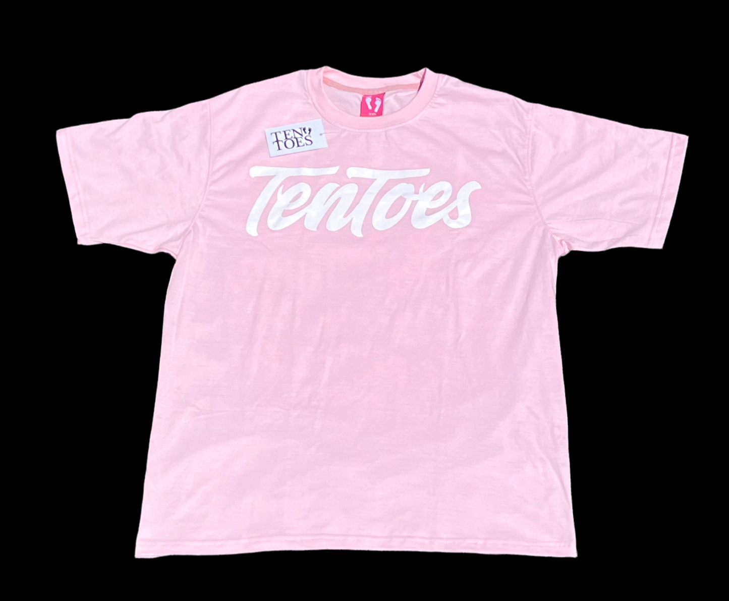 Ten Toes Cursive Print Tee’s