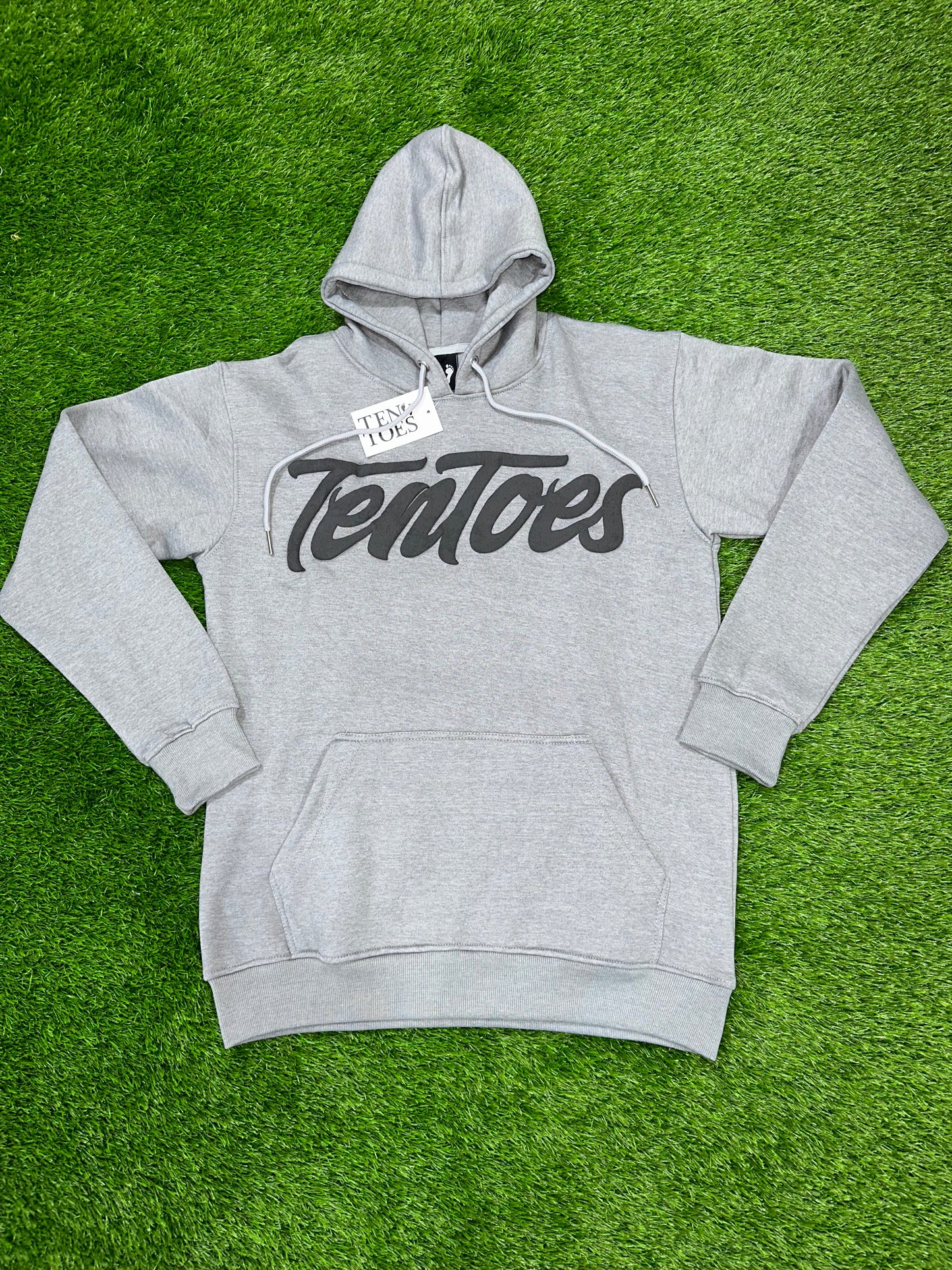 Ten Toes Puff Print Hoodies