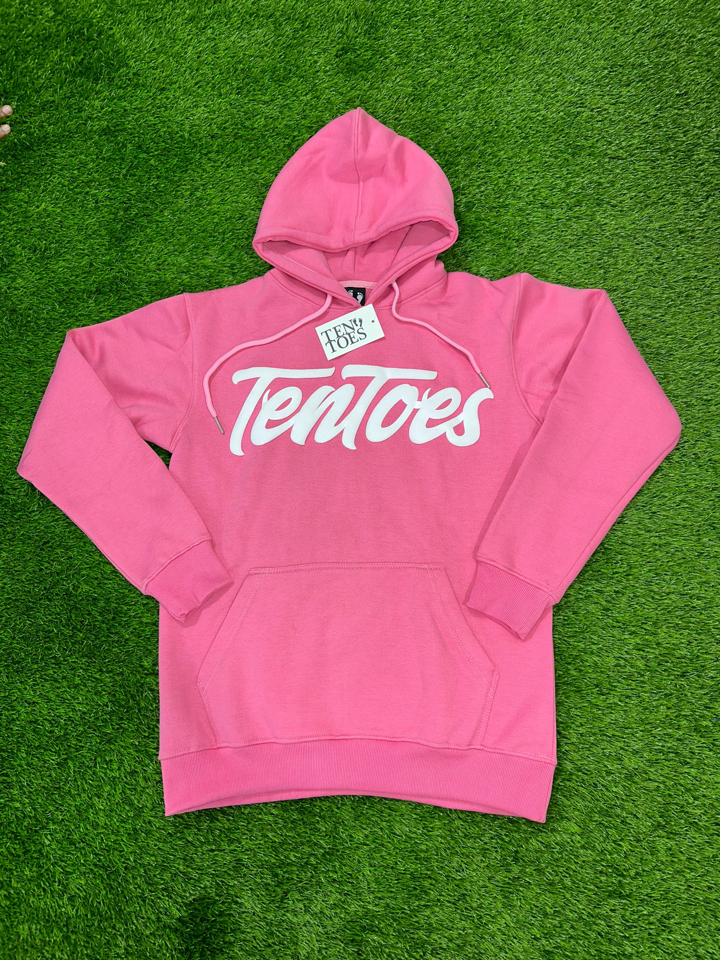 Ten Toes Puff Print Hoodies