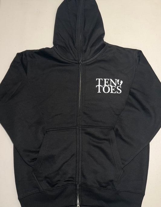 Ten Toes Full Zip-Up Hoodie