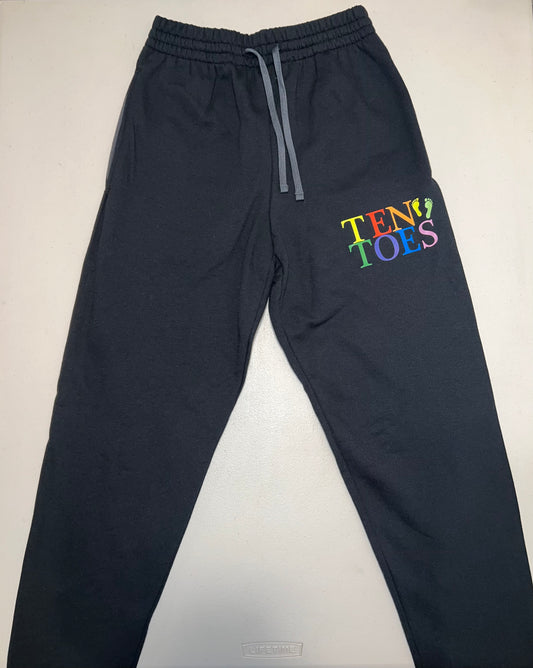 Black Ten Toes sweatpants